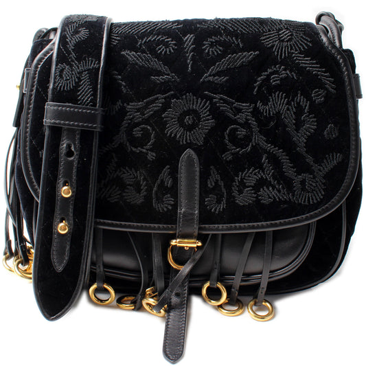 Prada Corsaire Velour Bag Travel Bag