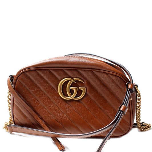 Gucci Marmont Camera Leather Small Crossbody Bag Camera 28