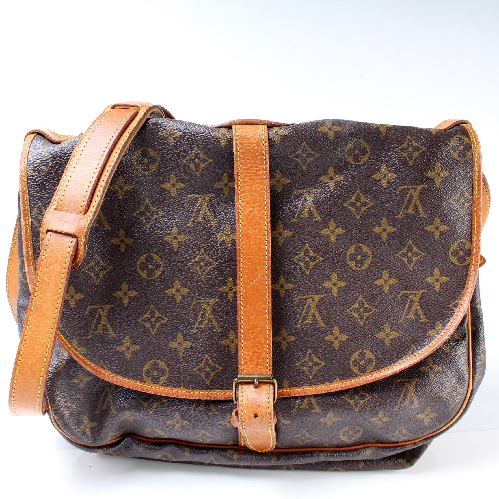 Louis Vuitton Saumur 35 Monogram Handbag 35 Monogram