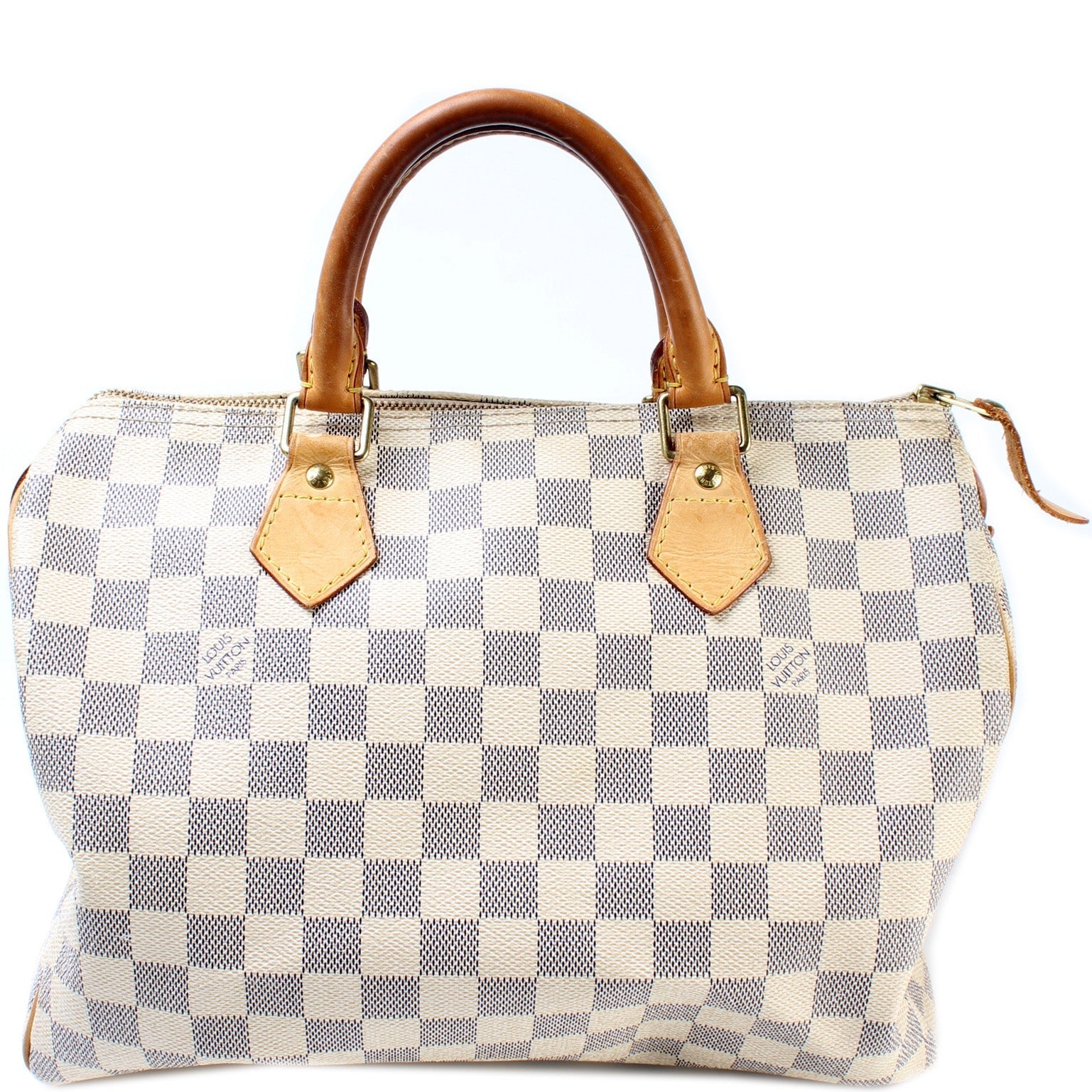 Louis Vuitton Speedy 30 Azur Damier Handbag Azur 3