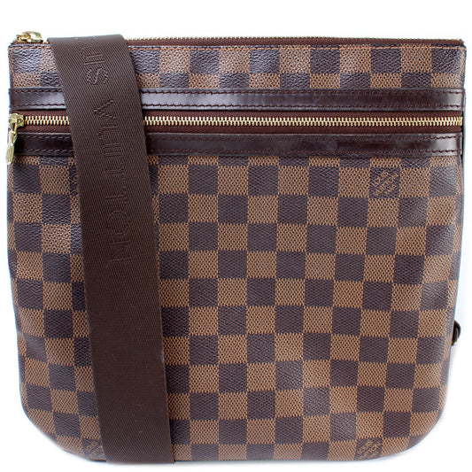 Louis Vuitton Pochette Bosphore Ebene Damier Clutch Bag Ebene 11