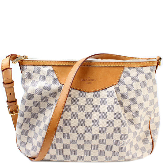 Louis Vuitton Siracusa Azur MM Damier Handbag Azur 12