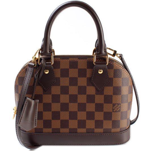 Louis Vuitton Alma BB Ebene Damier Handbag Ebene 8