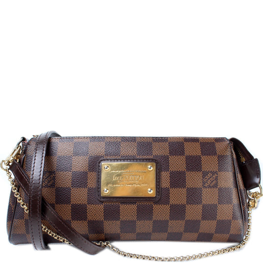 Louis Vuitton Eva Ebene Damier Clutch Bag Ebene 1
