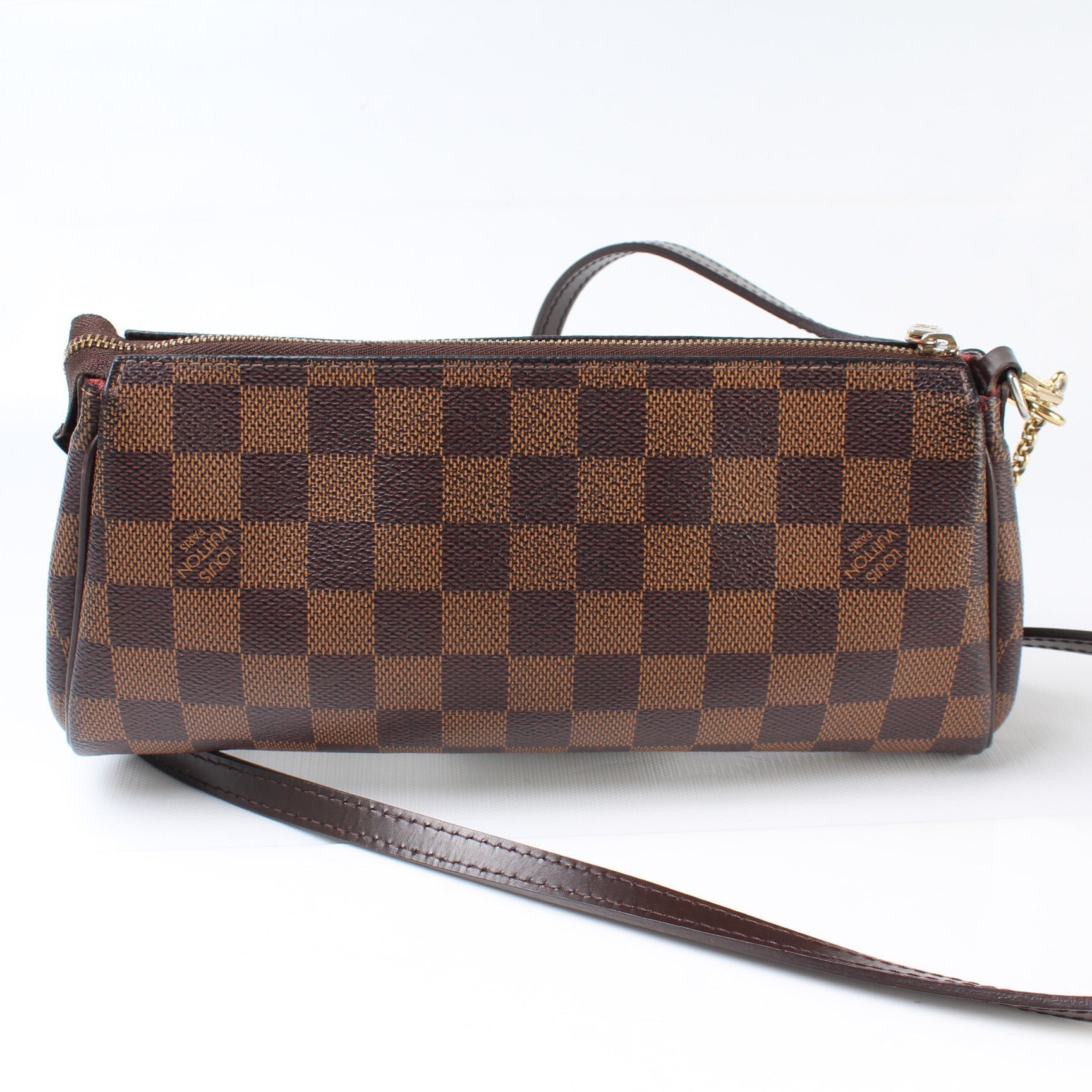 Louis Vuitton Eva Ebene Damier Clutch Bag Ebene 1