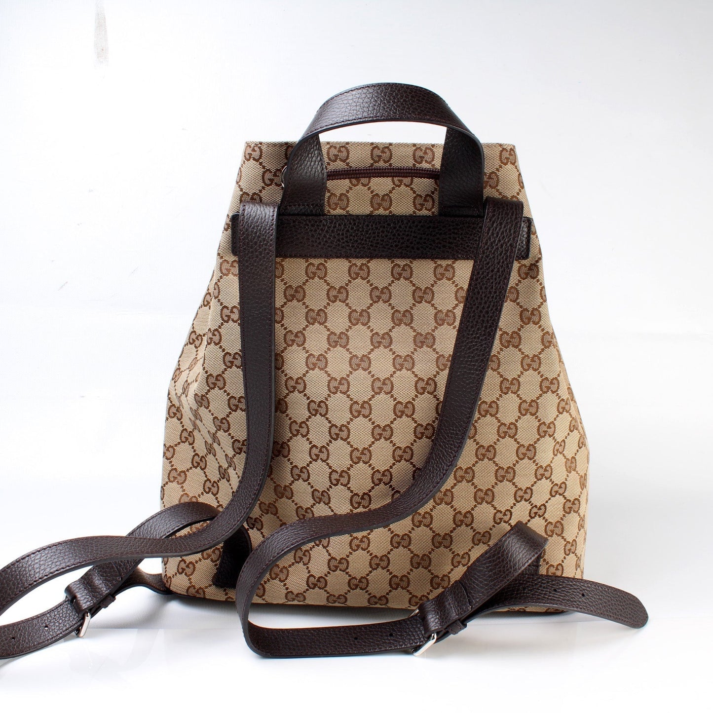 Gucci GG Drawstring Backpack Canvas Jewelry Backpack 4