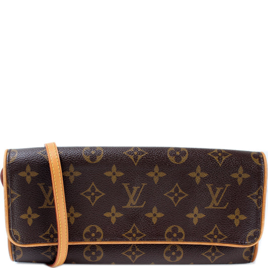 Louis Vuitton Pochette Twin GM Monogram Clutch Bag Monogram 15