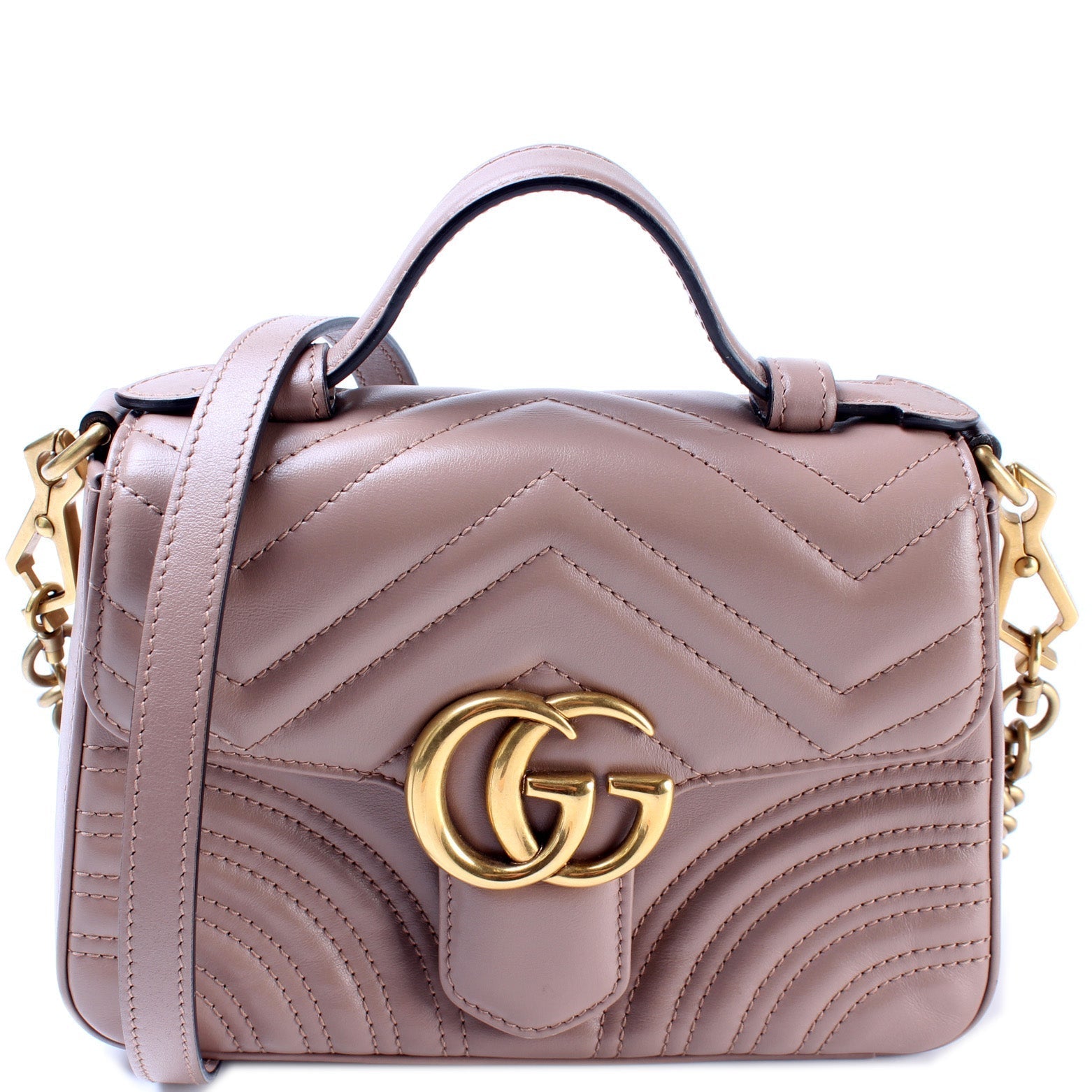 Gucci Marmont Mini Top Handle Travel Bag 3