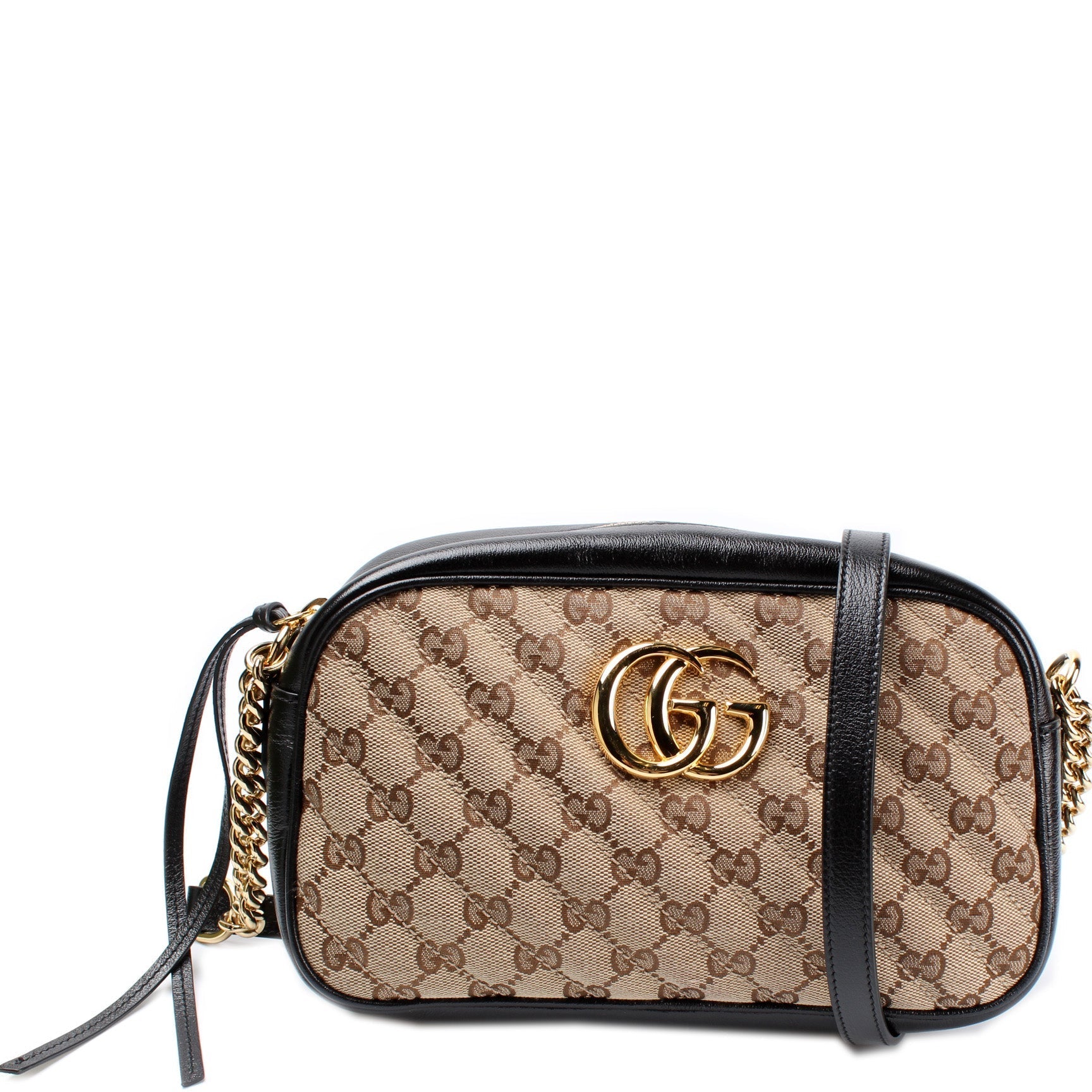 Gucci Marmont Camera Canvas Small Crossbody Bag