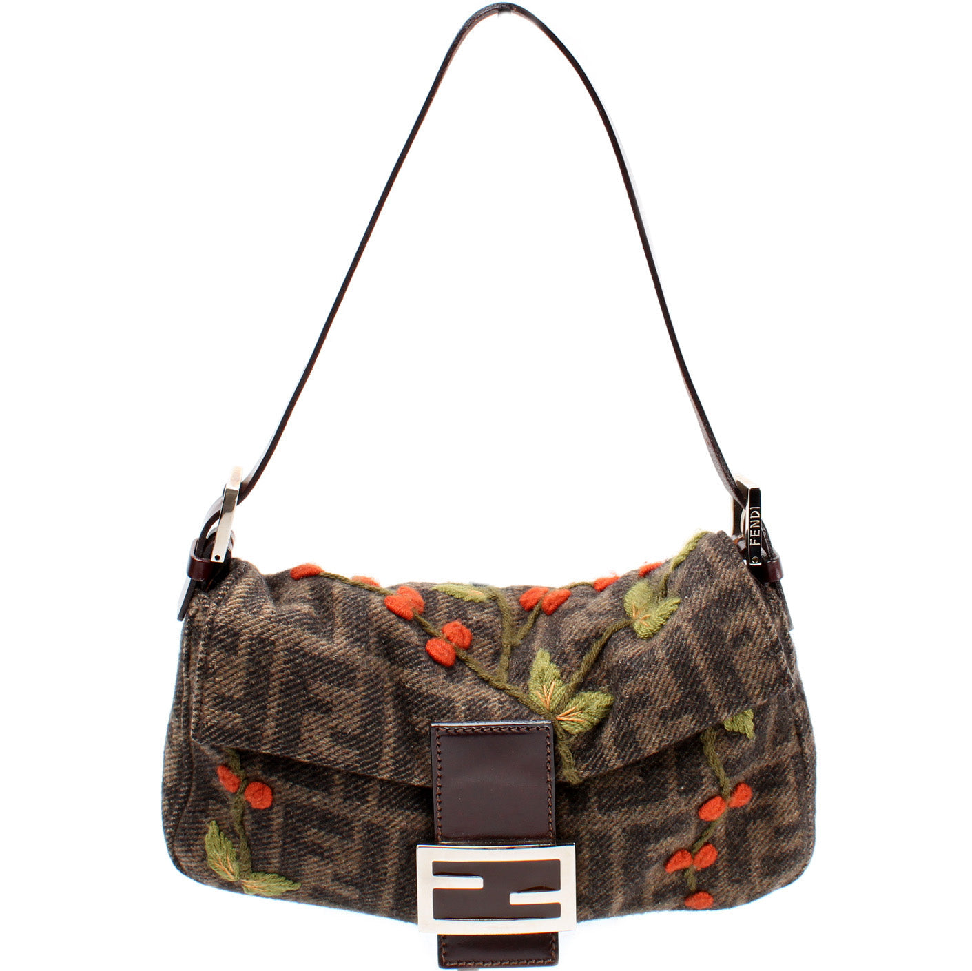 Fendi Mamauette Wool Bag Travel Bag