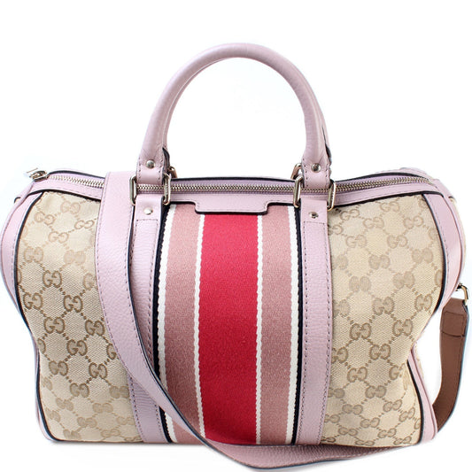 Gucci Boston Canvas Travel Bag Canvas 5