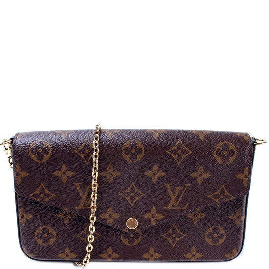 Louis Vuitton Pochette Felicie Monogram Clutch Bag Monogram 55