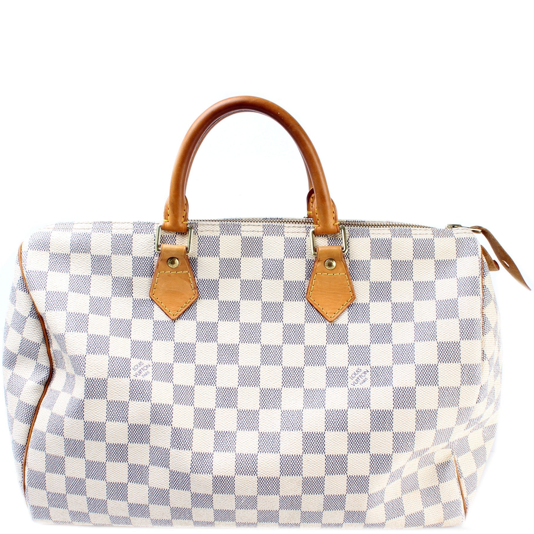 Louis Vuitton Speedy 35 Azur Damier Handbag Azur 3