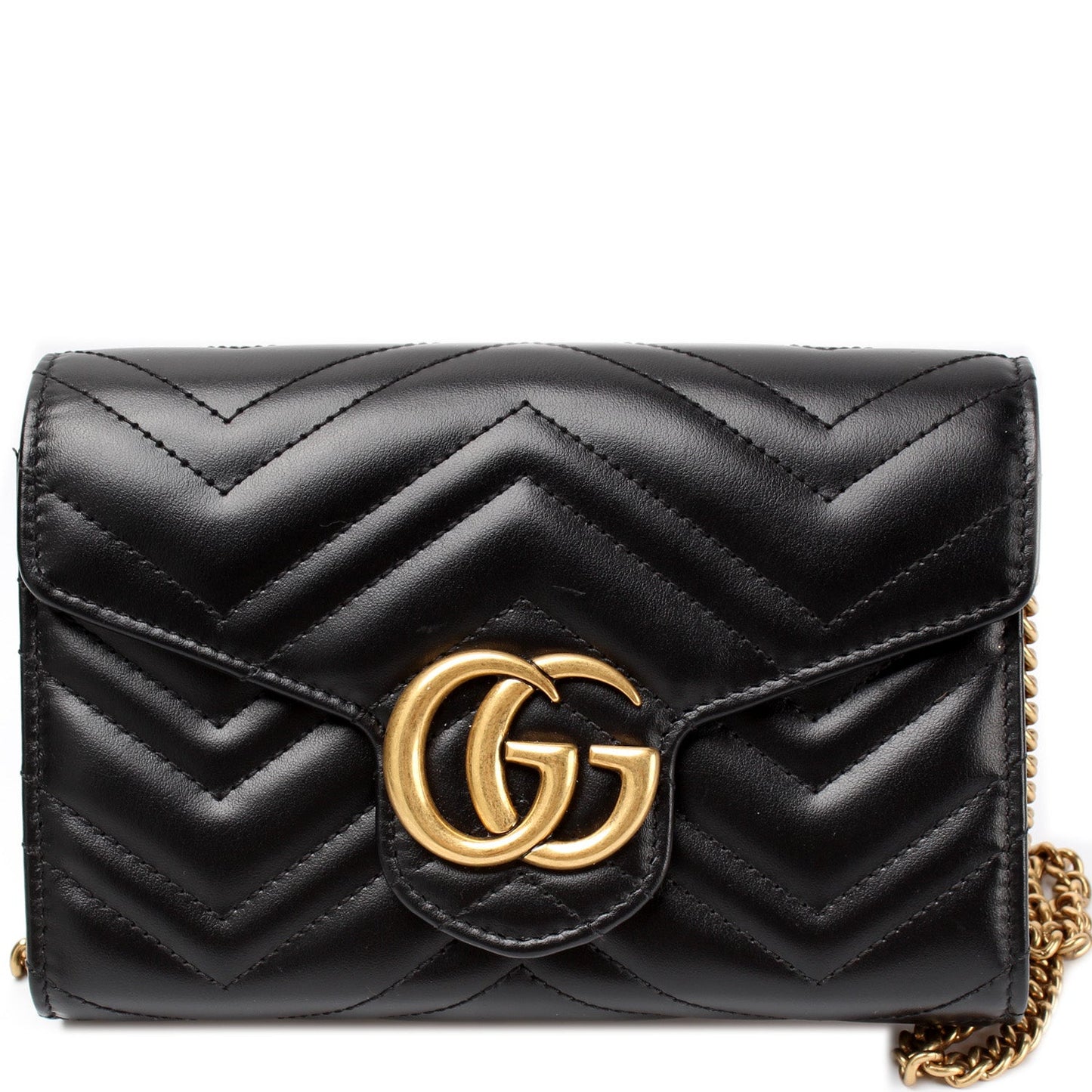 Gucci Marmont Chain Wallet Case Wallet 11
