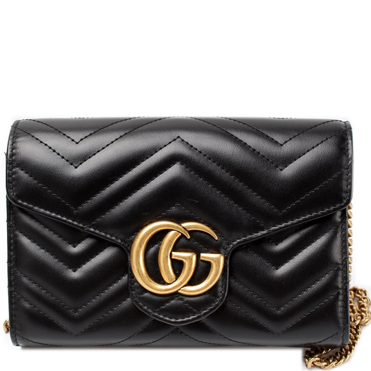 Gucci Marmont Chain Wallet Case Wallet 11
