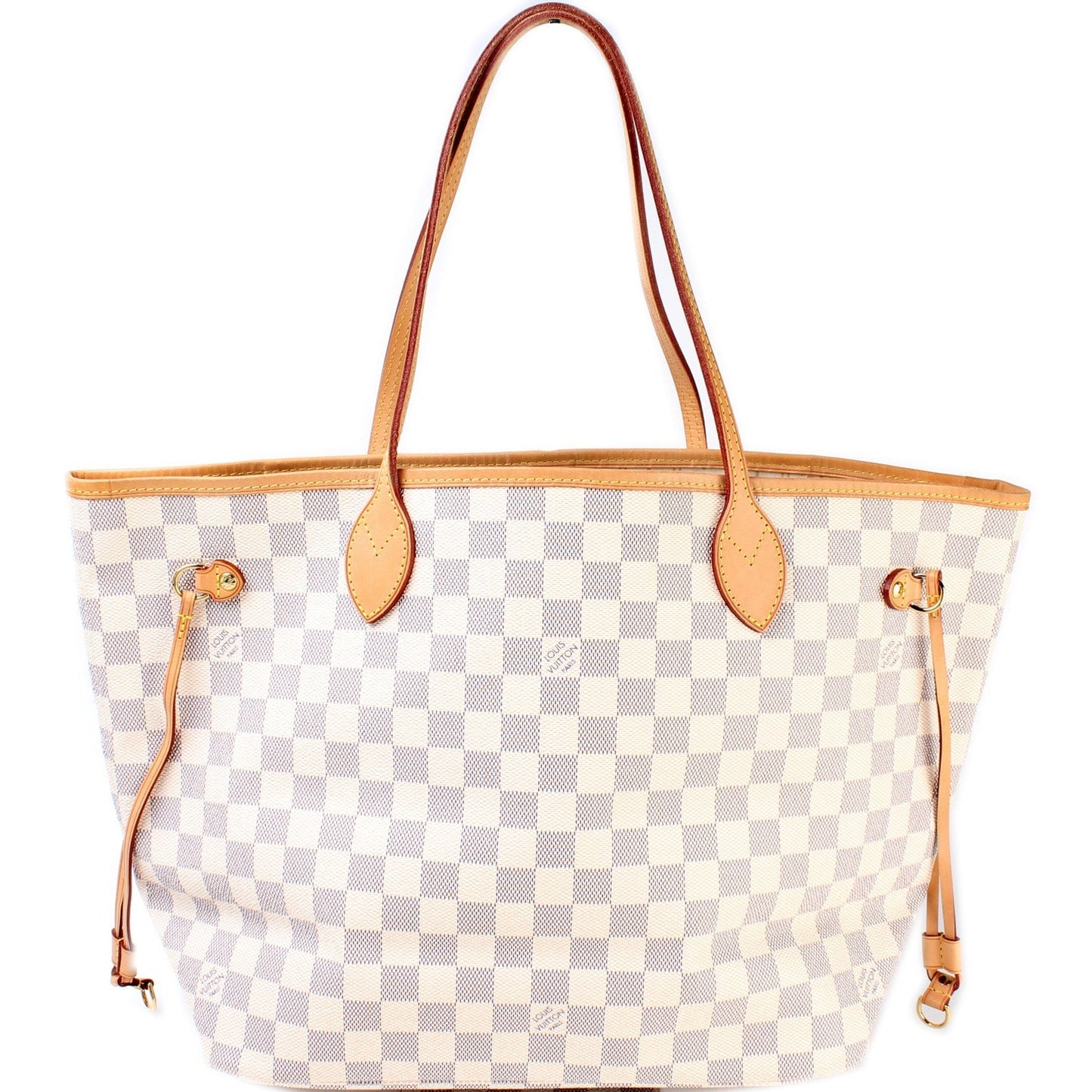 Louis Vuitton Neverfull MM Azur Damier Tote Bag Azur 74