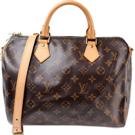 Louis Vuitton Speedy 30 Bandouliere Monogram Handbag Monogram 18