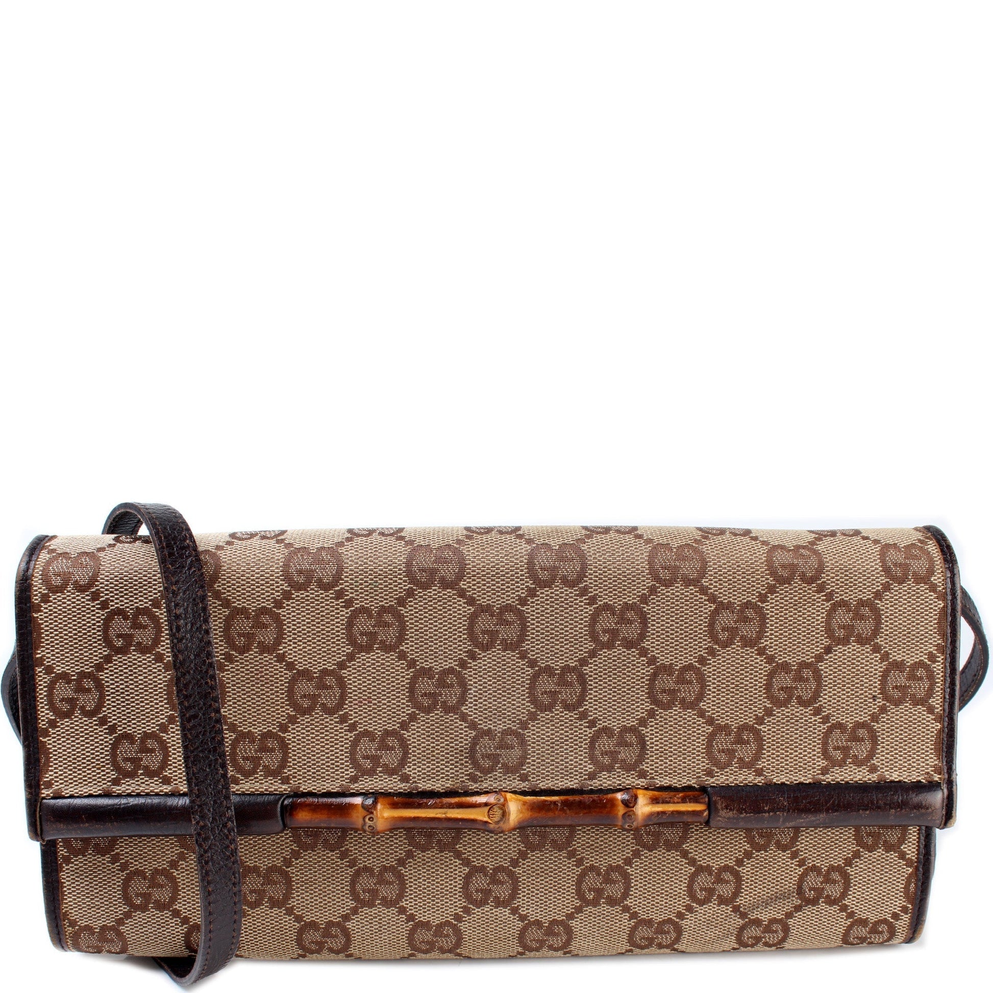 Gucci Bamboo Clutch Bag