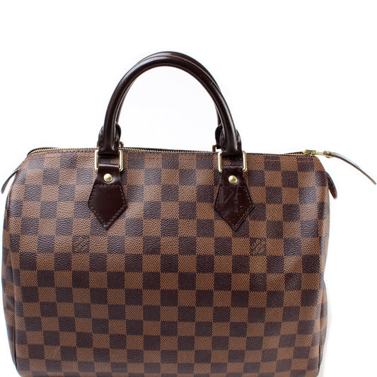 Louis Vuitton Speedy 30 Ebene Damier Handbag Ebene 34