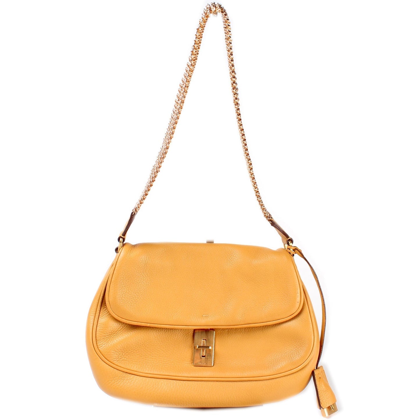 Prada Cleo Mail Strap Bag Chain Travel Bag