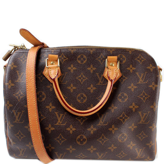 Louis Vuitton Speedy 30 Bandouliere Monogram Handbag Monogram 20