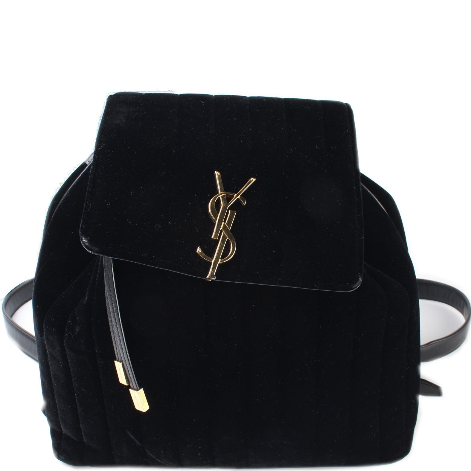 YSL Saint Laurent Vicky Velvet Backpack Bag