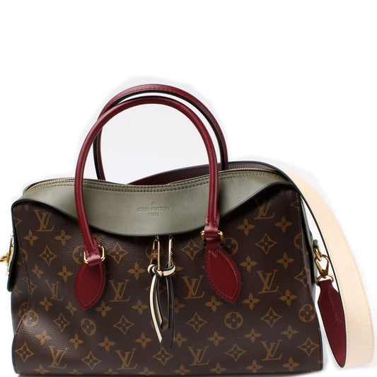 Louis Vuitton Tuileries Monogram Leather Handbag Leather 1