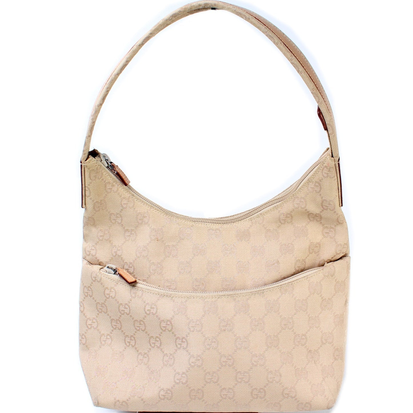 Gucci 001. GG Canvas Shoulder Bag