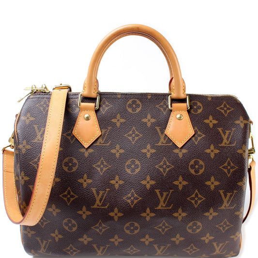 Louis Vuitton Speedy 30 Bandouliere Monogram Handbag Monogram 21