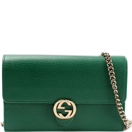 Gucci Dollar Interlocking Calfskin Travel Bag