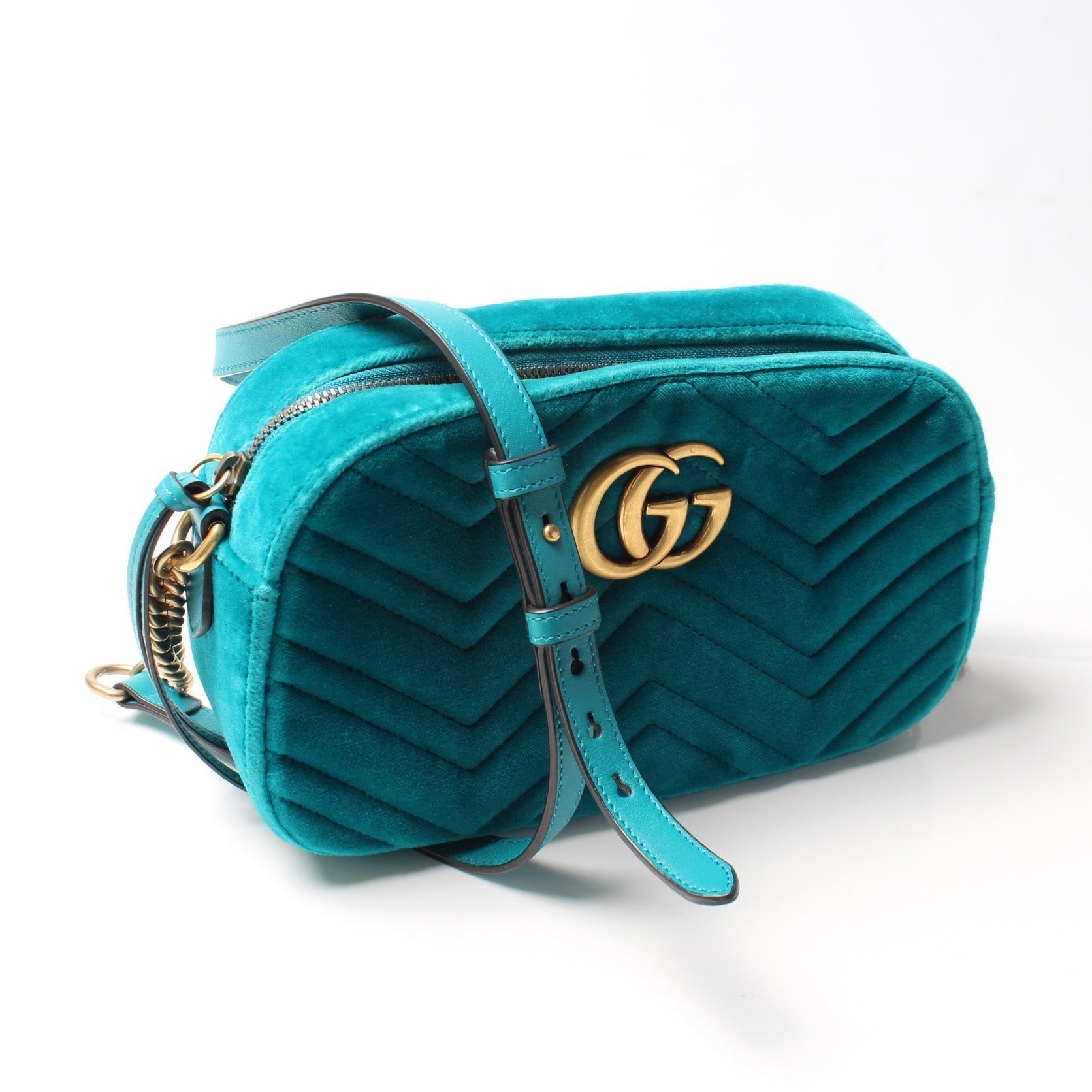 Gucci Marmont Velvet Camera Bag Small Travel Bag