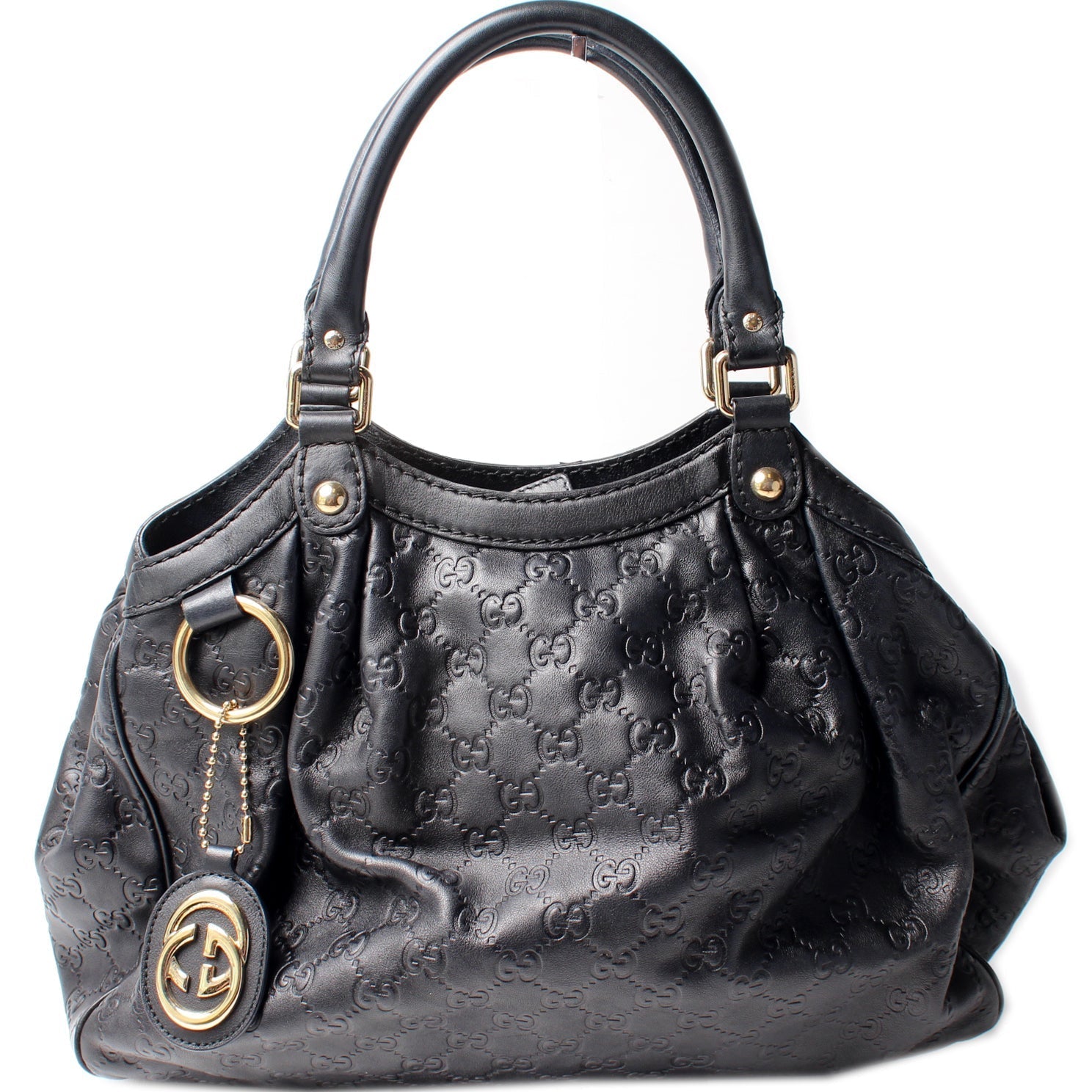 Gucci Sukey GG Leather Medium Travel Bag Medium 9
