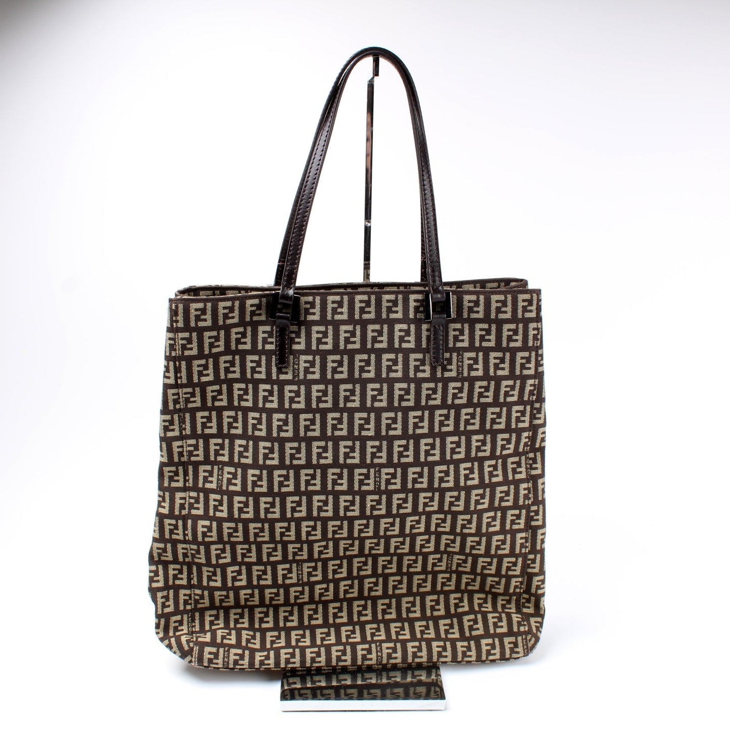 Fendi 8Bh067 Zucchino Vert Shopping Tote Bag