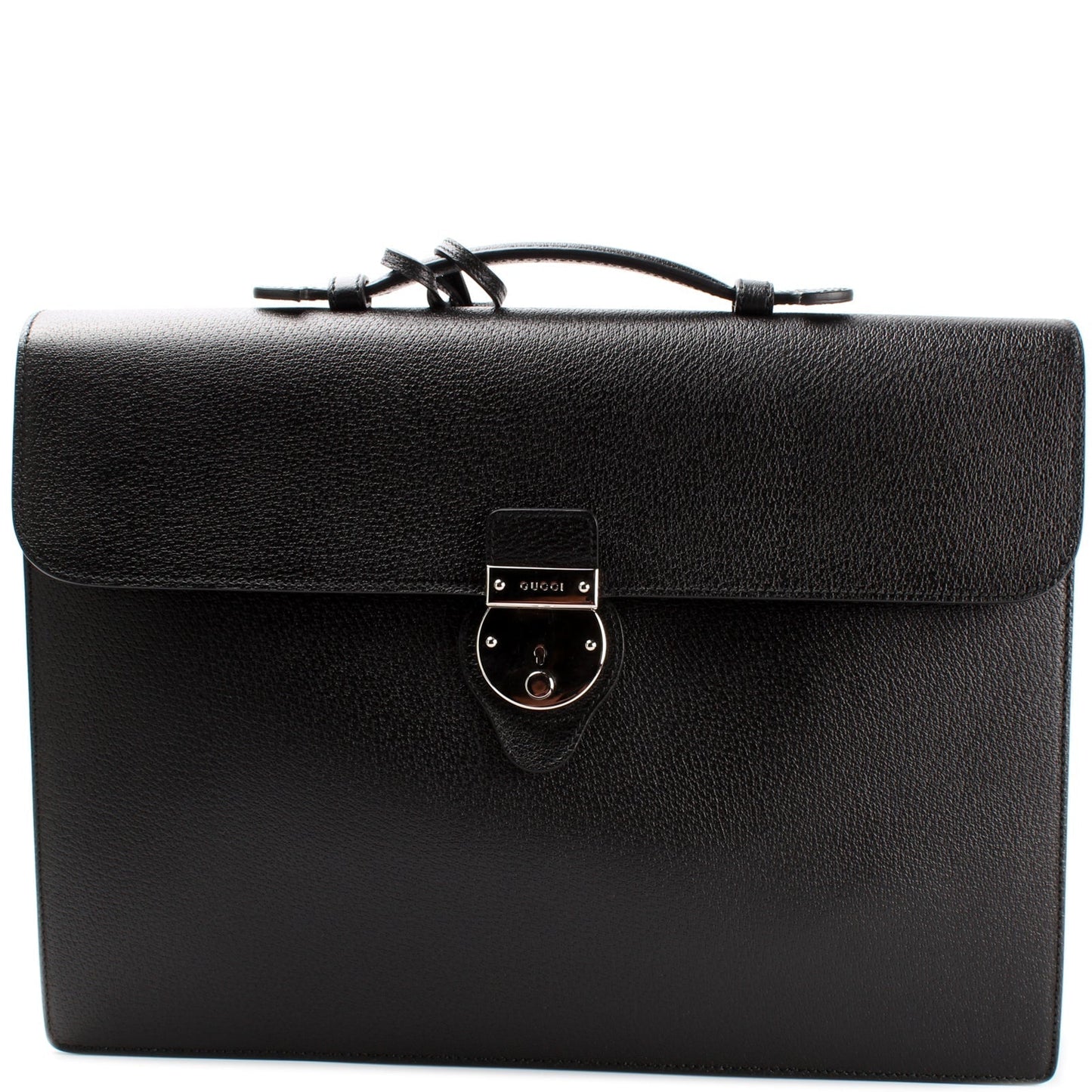 Gucci Briefcase Leather Flap Travel Bag