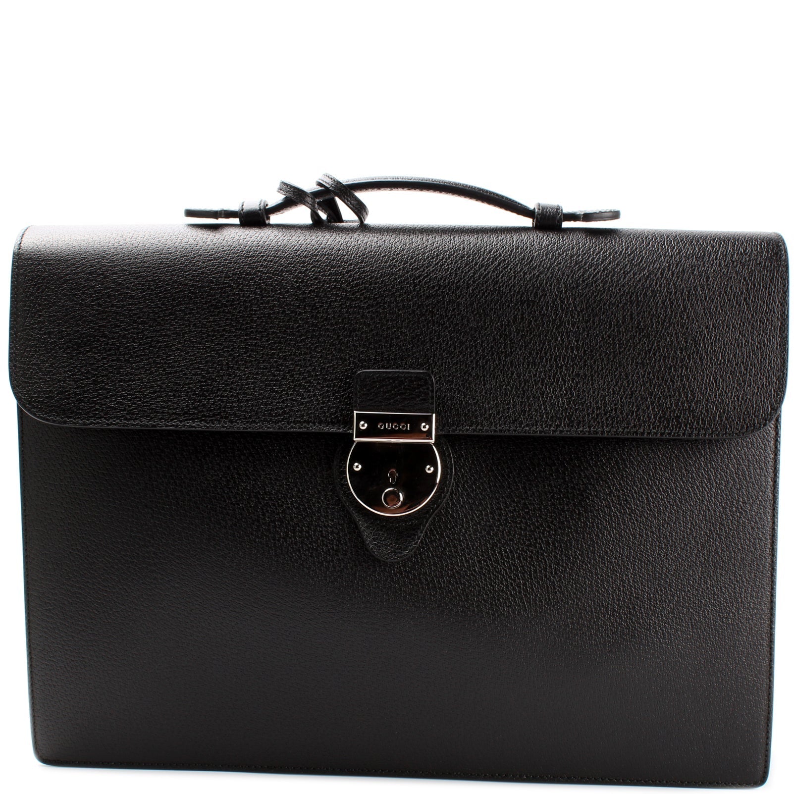 Gucci Briefcase Leather Flap Travel Bag