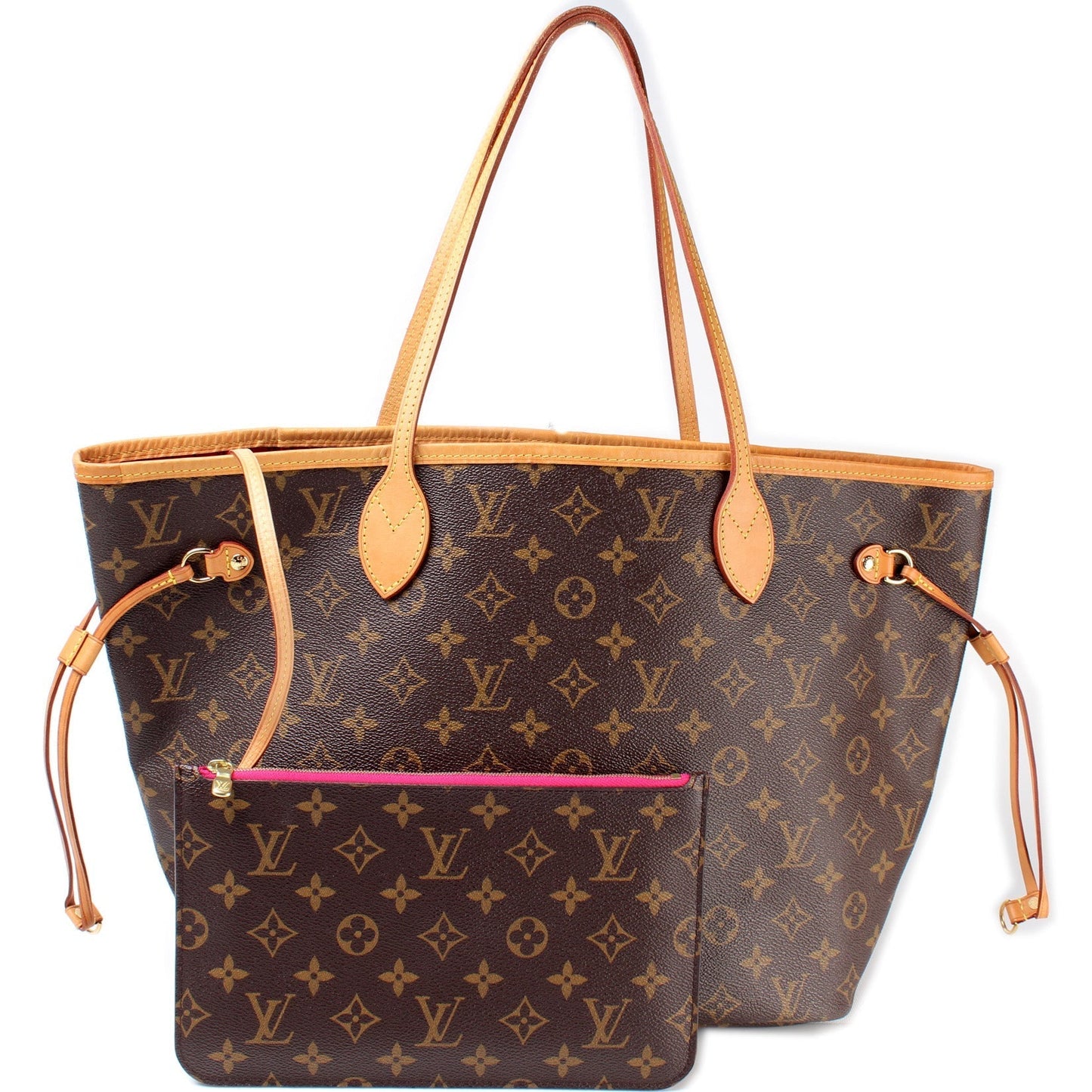 Louis Vuitton Neverfull w MM Monogram Wallet Case Monogram 4
