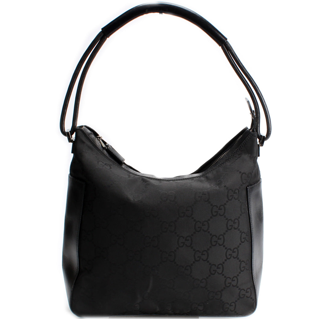 Gucci 001. GG Nylon Shoulder Bag
