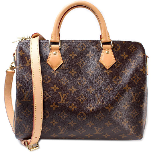 Louis Vuitton Speedy 30 Bandouliere Monogram Handbag Monogram 22