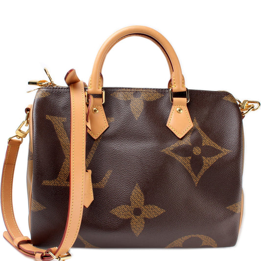 Louis Vuitton Speedy 30 Bandouliere Giant Monogram Handbag