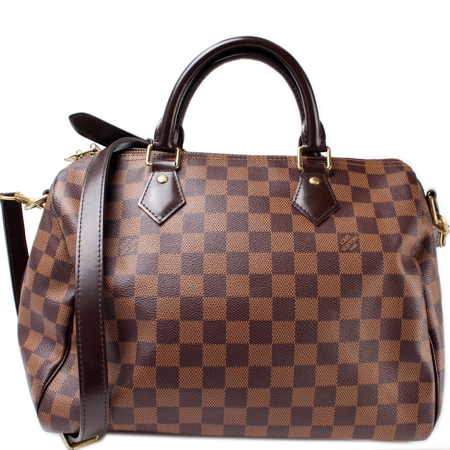 Louis Vuitton Speedy 30 Bandouliere Ebene Damier Handbag Ebene 1