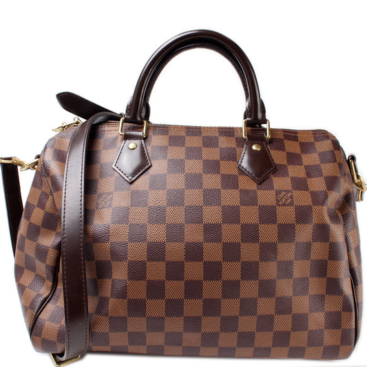 Louis Vuitton Speedy 30 Bandouliere Ebene Damier Handbag Ebene 1