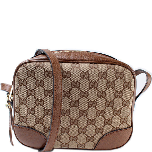 Gucci Bree GG Cnavas Crossbody Bag