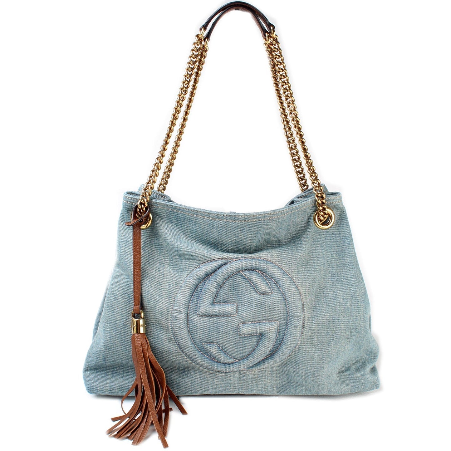 Gucci Soho Denim Medium Shoulder Bag