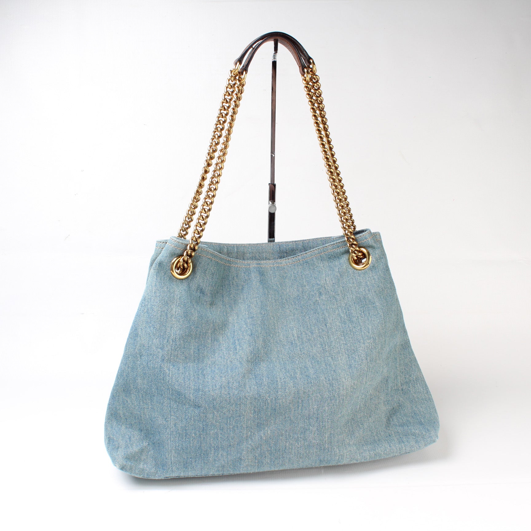 Gucci Soho Denim Medium Shoulder Bag