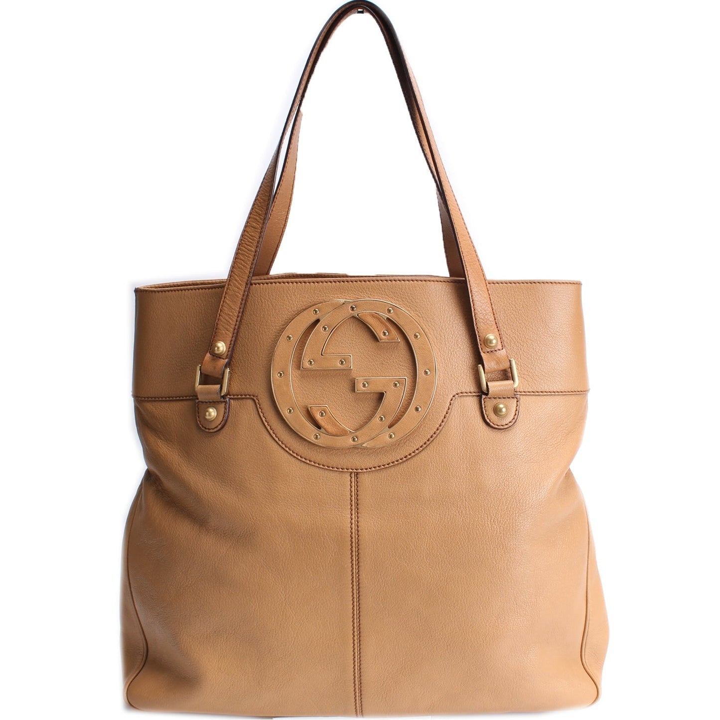 Gucci Blondie Studded Leather Tote Bag