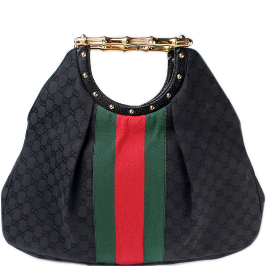 Gucci 128989Gg Canvas Travel Bag