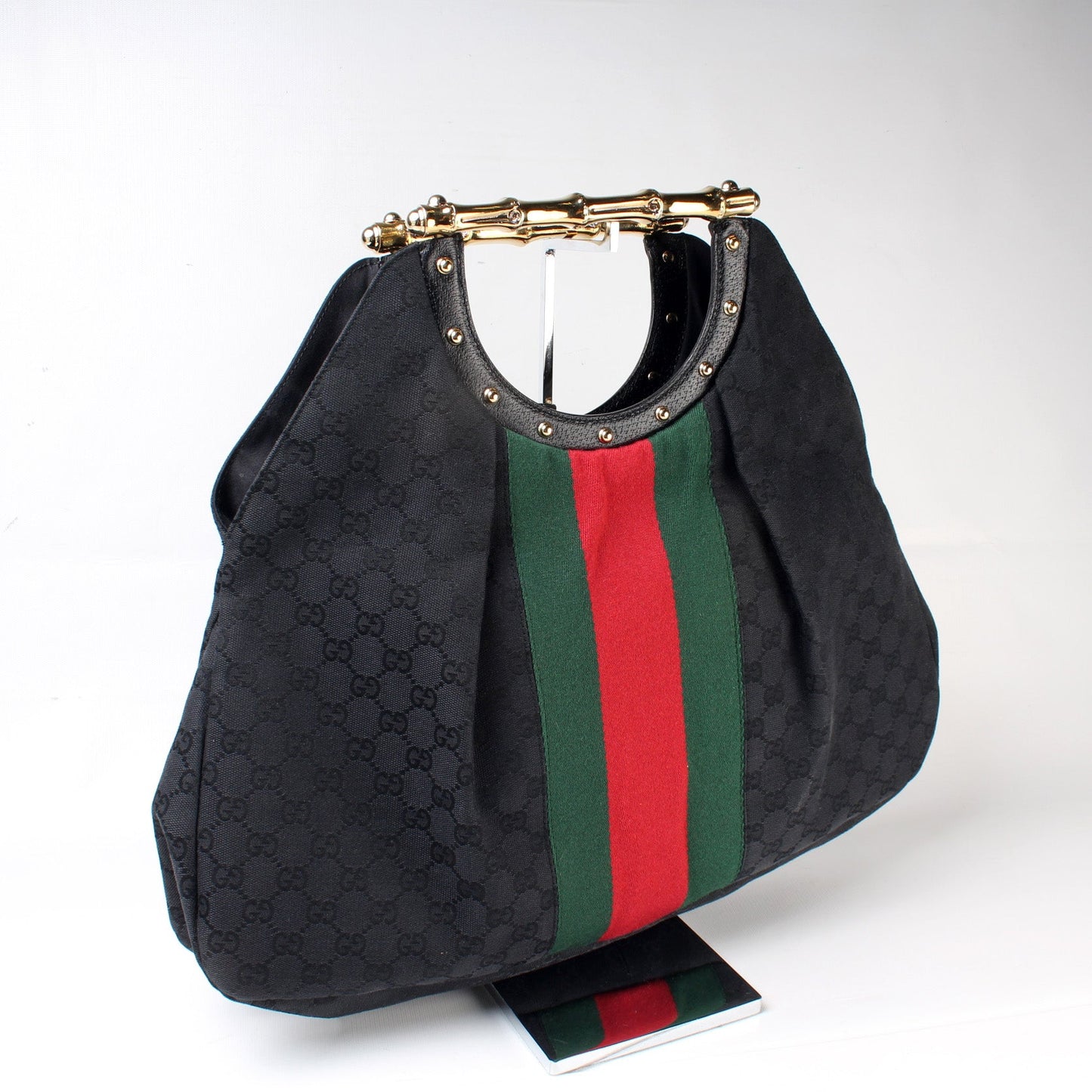 Gucci 128989Gg Canvas Travel Bag
