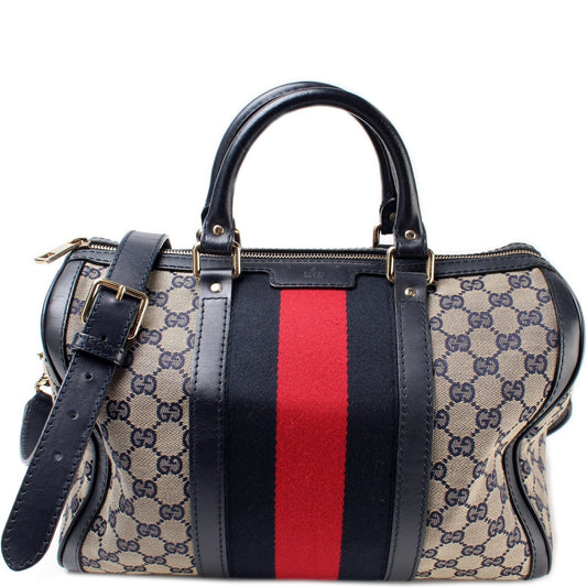 Gucci Boston Canvas Travel Bag Canvas 4