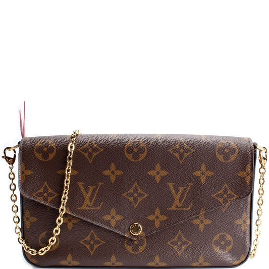Louis Vuitton Pochette Felicie Monogram Clutch Bag Monogram 58
