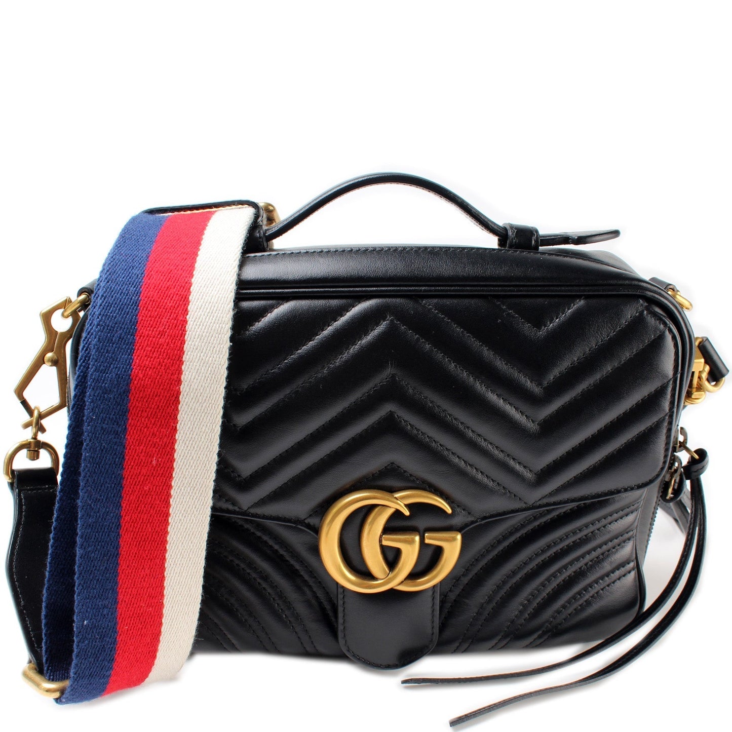 Gucci GG Marmont Small Top Handle Travel Bag